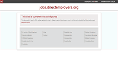 Desktop Screenshot of jobs.directemployers.org