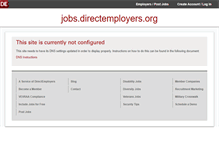 Tablet Screenshot of jobs.directemployers.org